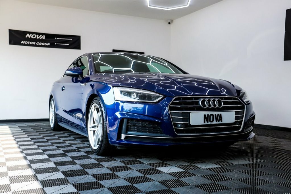 Audi A5 Tdi Ultra S Line MM17GBY Blue #2