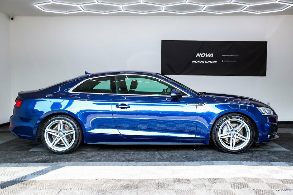 Audi A5 Tdi Ultra S Line MM17GBY Blue #4