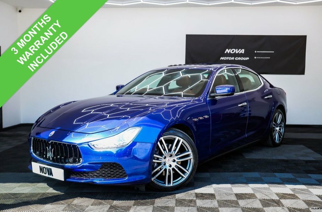 Maserati Ghibli Saloon Blue #2