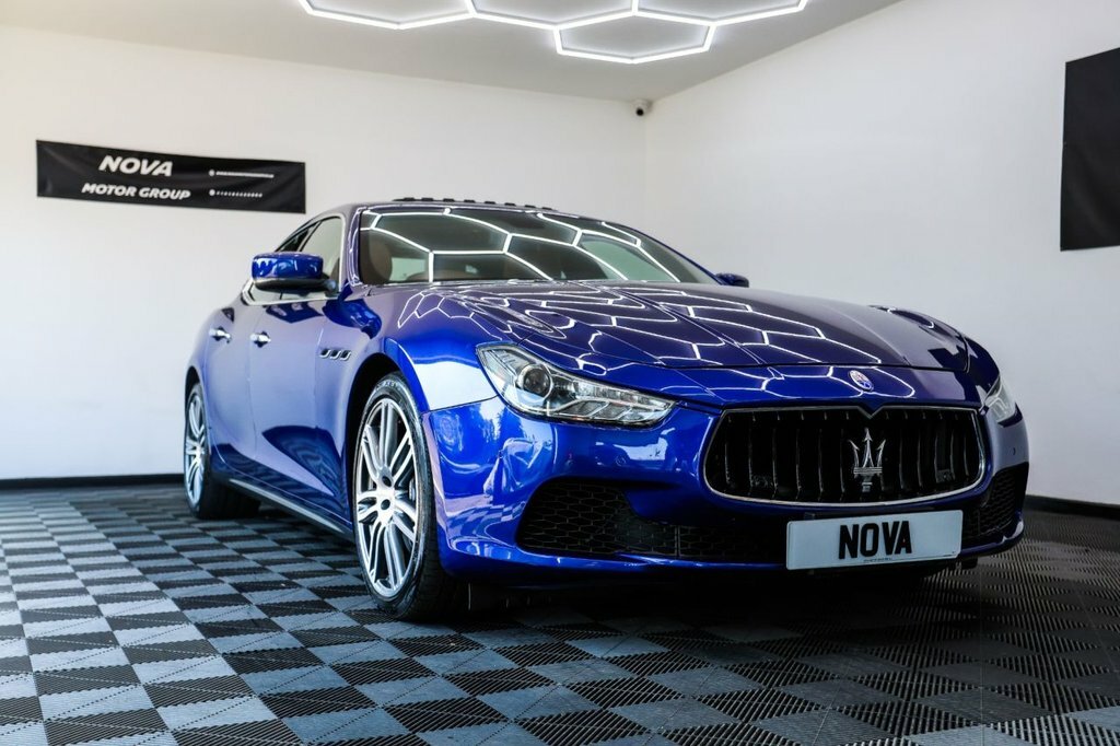 Maserati Ghibli Saloon Blue #3