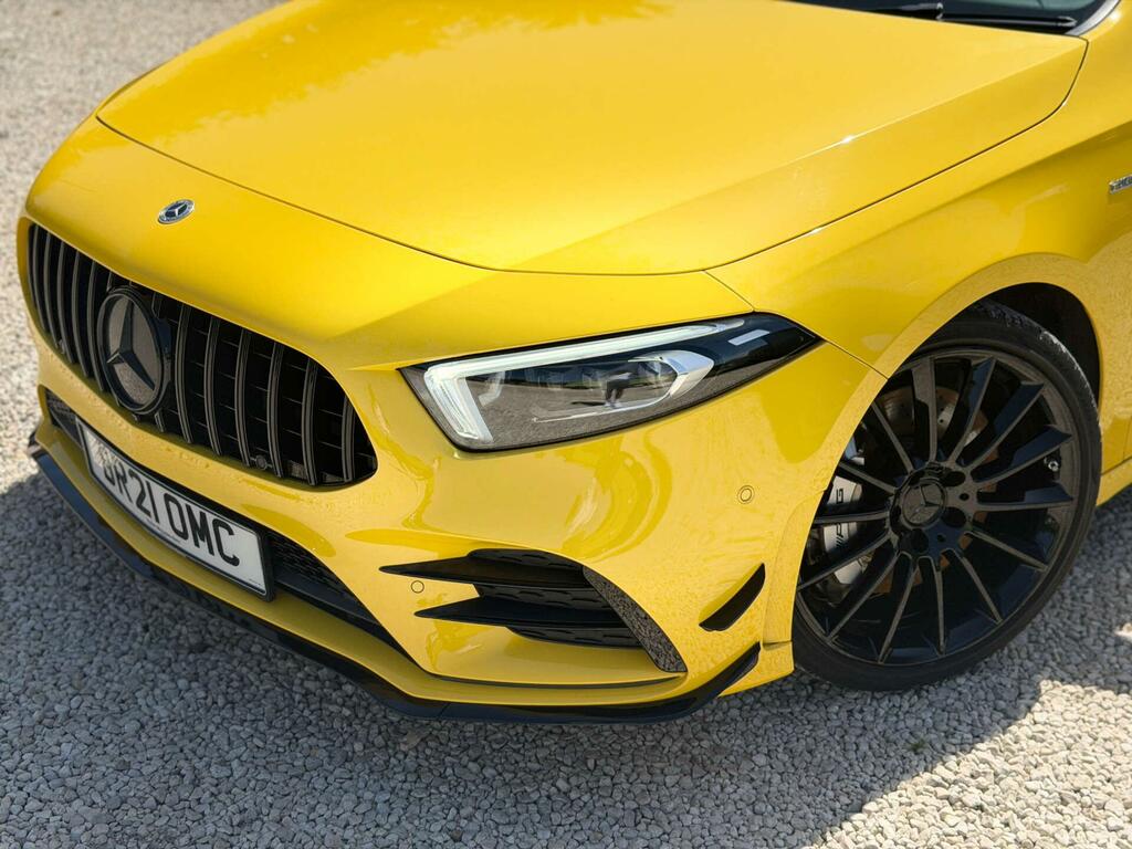 Mercedes-Benz A Class 2.0 A35 Amg Premium Plus 7G-dct 4Matic Euro 6 S BR21OMC Yellow #4