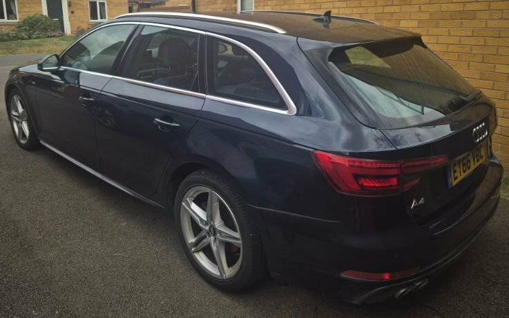 Audi A4 Avant 2L S Line Blue #2