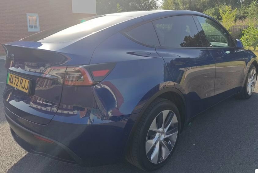Tesla Model Y Suv Blue #2