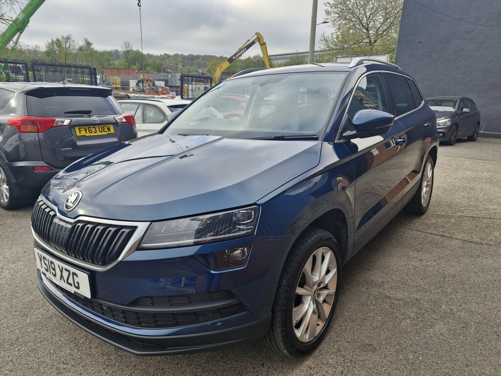 Skoda Karoq 1.0 Tsi Gpf Se L 2019 Blue #6