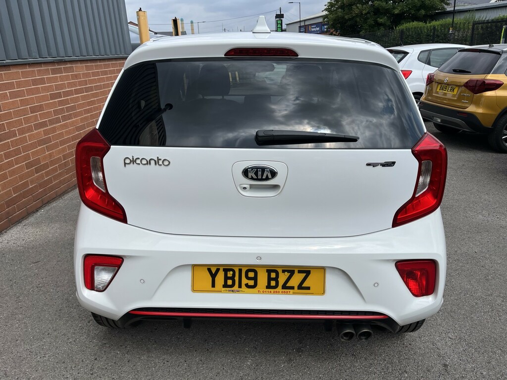 Kia Picanto 1.0 T-gdi Gt-line 2019 White #4