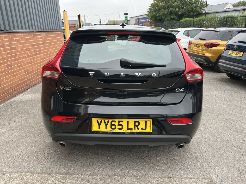 Volvo V40 2.0 Se D4 2015 YY65LRJ Black #4