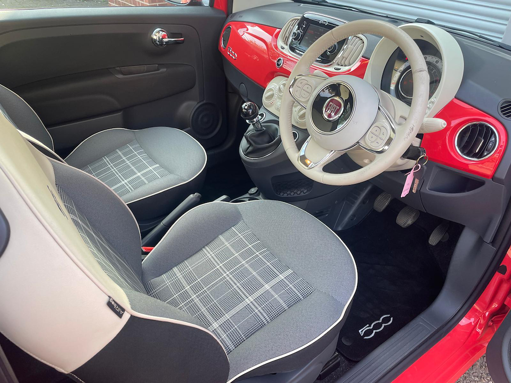 Fiat 500 Lounge Pink #5