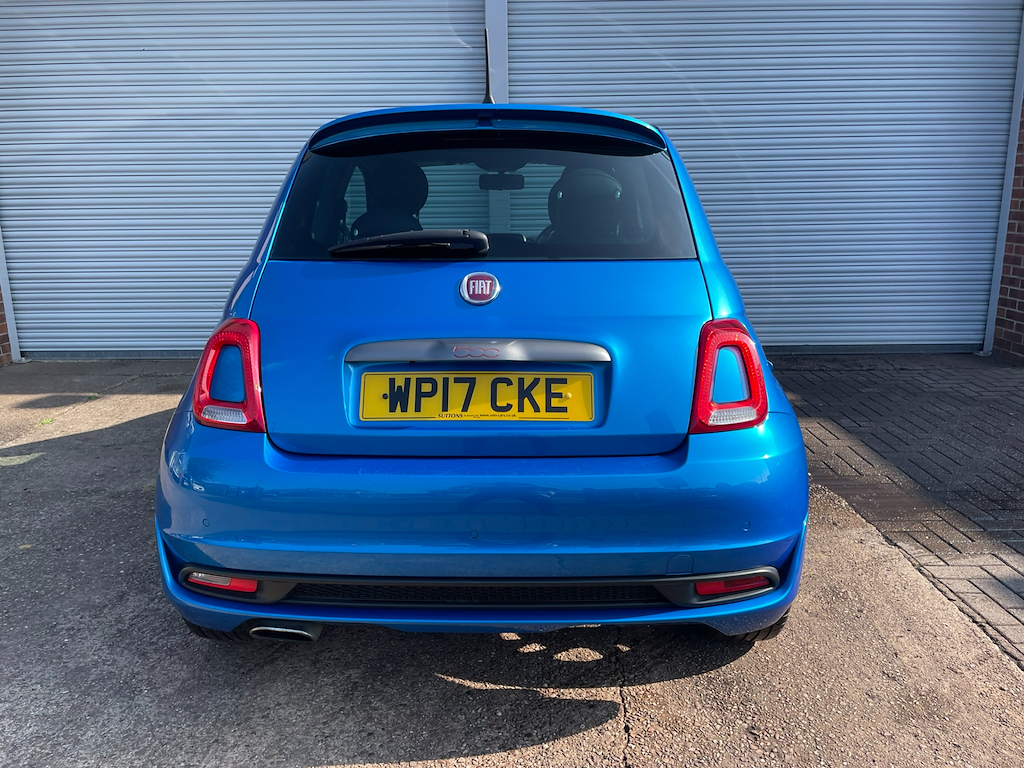 Fiat 500 S Blue #3
