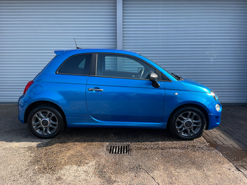 Fiat 500 S Blue
