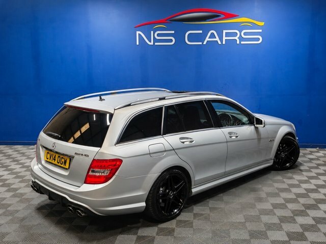 Mercedes-Benz C Class C63 V8 Amg Estate Silver #5
