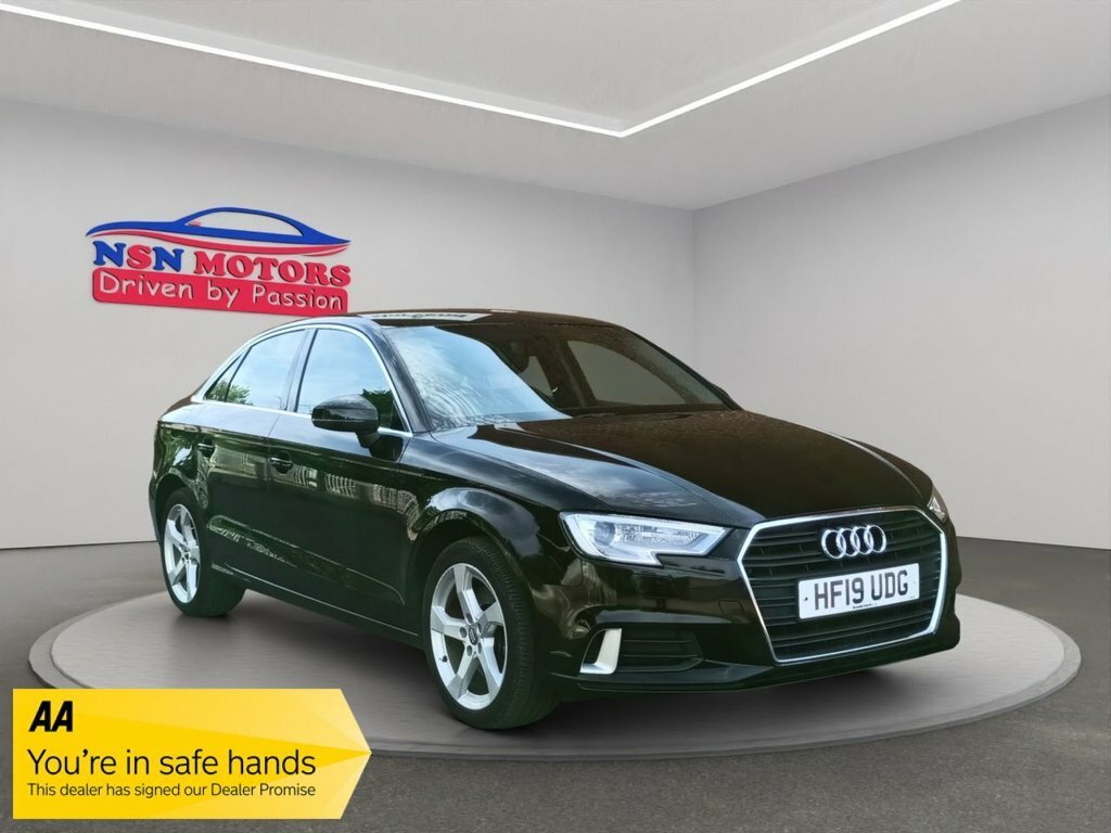 Audi A3 2.0 Tdi 35 Sport Saloon S Tronic Euro 6 Black