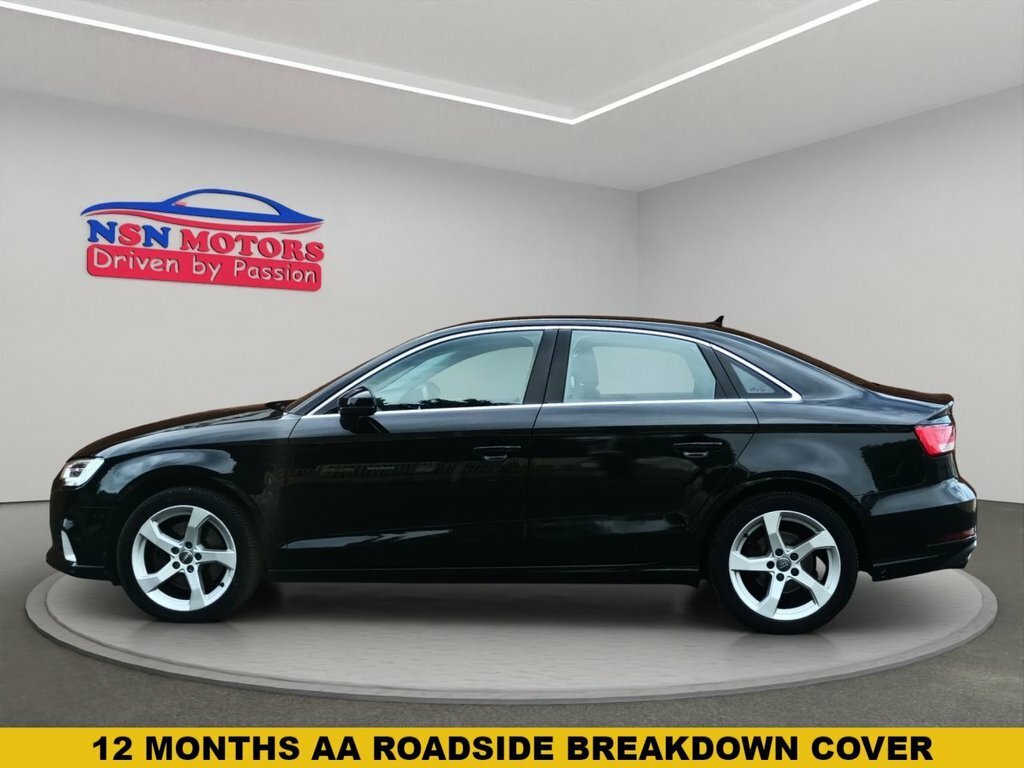 Audi A3 2.0 Tdi 35 Sport Saloon S Tronic Euro 6 HF19UDG Black #3