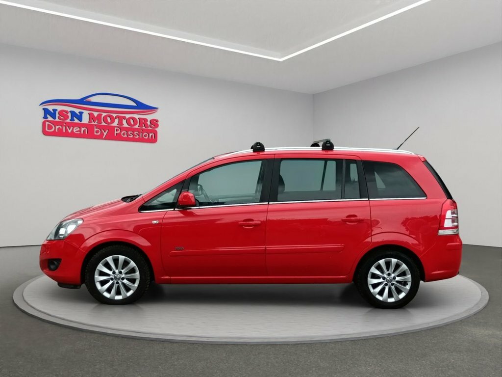 Vauxhall Zafira 1.7 Cdti Ecoflex Design Mpv Euro BX63NZR Red #3
