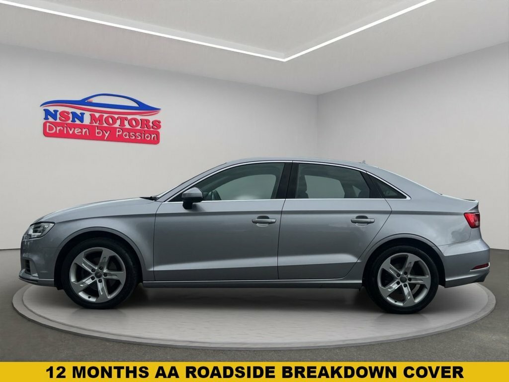Audi A3 1.5 Tfsi Cod Sport Saloon S Tronic Euro AY67YWA Silver #3