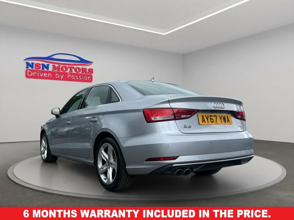 Audi A3 1.5 Tfsi Cod Sport Saloon S Tronic Euro AY67YWA Silver #2