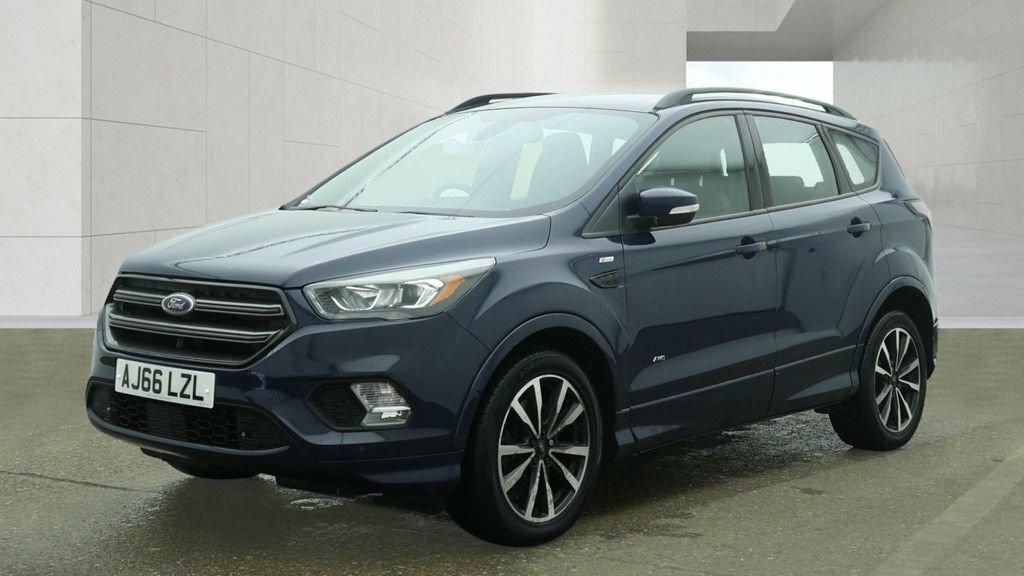 Ford Kuga 2.0 Tdci Ecoblue St-line Suv Awd AJ66LZL Blue #4