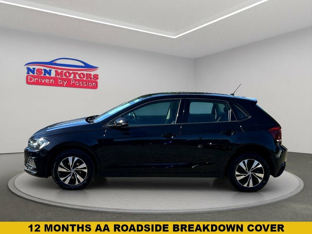 Volkswagen Polo 1.0 Se Hatchback Euro 6 Ss 7 FE68VCX Black #3