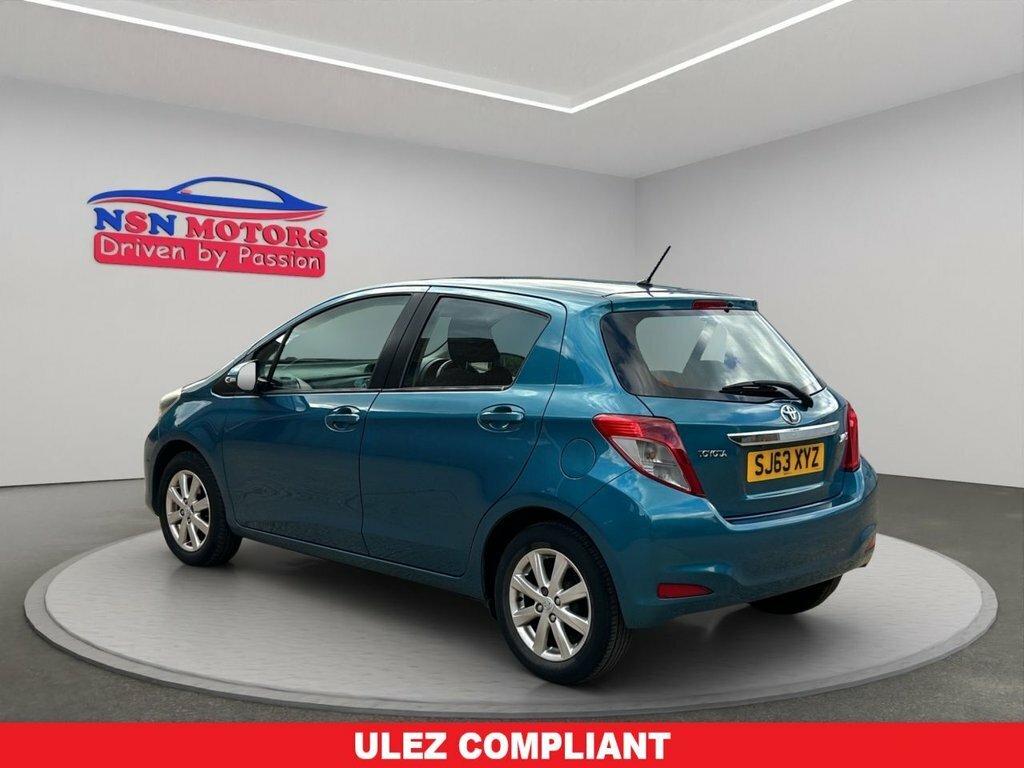 Toyota Yaris 1.0 Vvt-i Tr Hatchback Euro 5 6 Blue #2