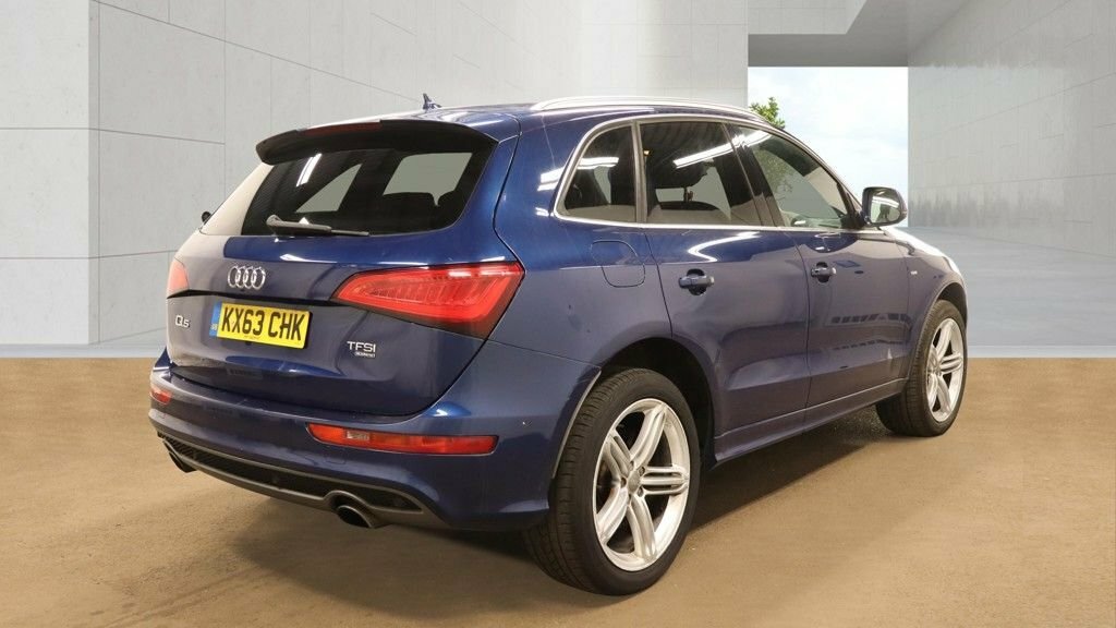 Audi Q5 2.0 Tfsi S Line Plus Suv Tiptronic Quat Blue #5