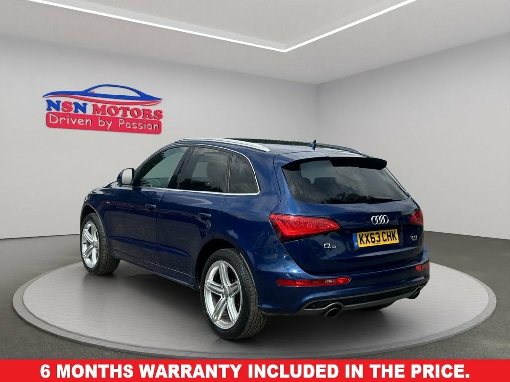 Audi Q5 2.0 Tfsi S Line Plus Suv Tiptronic Quat KX63CHK Blue #2