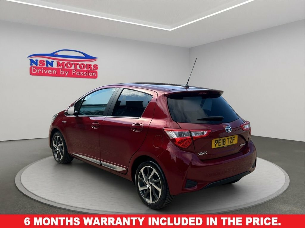 Toyota Yaris 1.5 Vvt-h Excel Hatchback Hybrid E-cvt PE18TZF Red #2