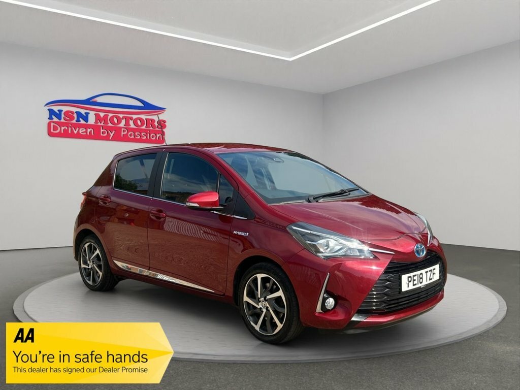 Toyota Yaris 1.5 Vvt-h Excel Hatchback Hybrid E-cvt Red