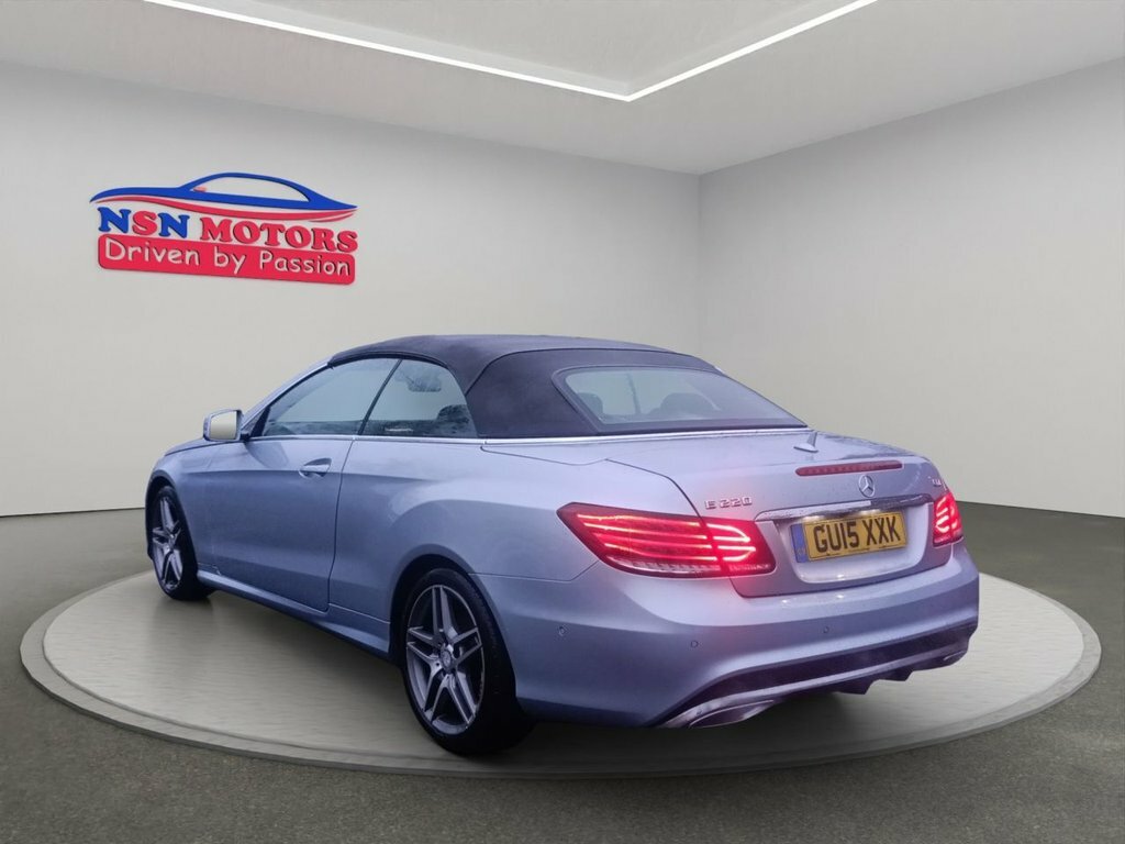 Mercedes-Benz E Class 2.1 E220 Cdi Amg Sport Cabriolet G-tron Silver #2