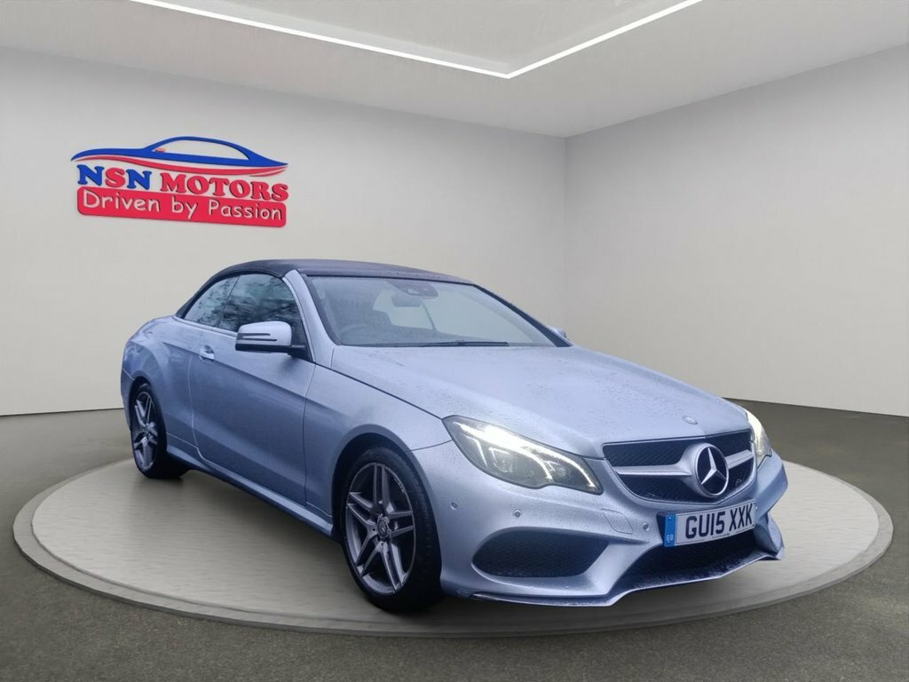 Mercedes-Benz E Class 2.1 E220 Cdi Amg Sport Cabriolet G-tron Silver