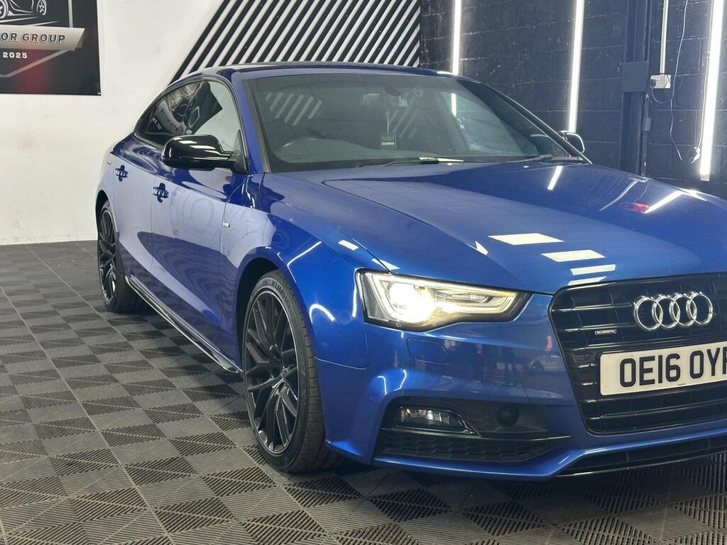 Audi A5 2.0 Tdi Black Edition Plus Sportback S Tronic Quat Blue #6