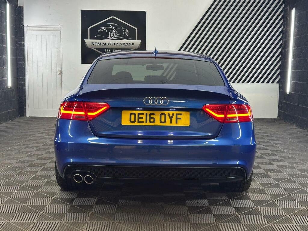 Audi A5 2.0 Tdi Black Edition Plus Sportback S Tronic Quat Blue #4