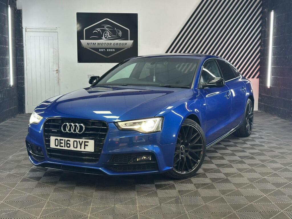 Audi A5 2.0 Tdi Black Edition Plus Sportback S Tronic Quat Blue