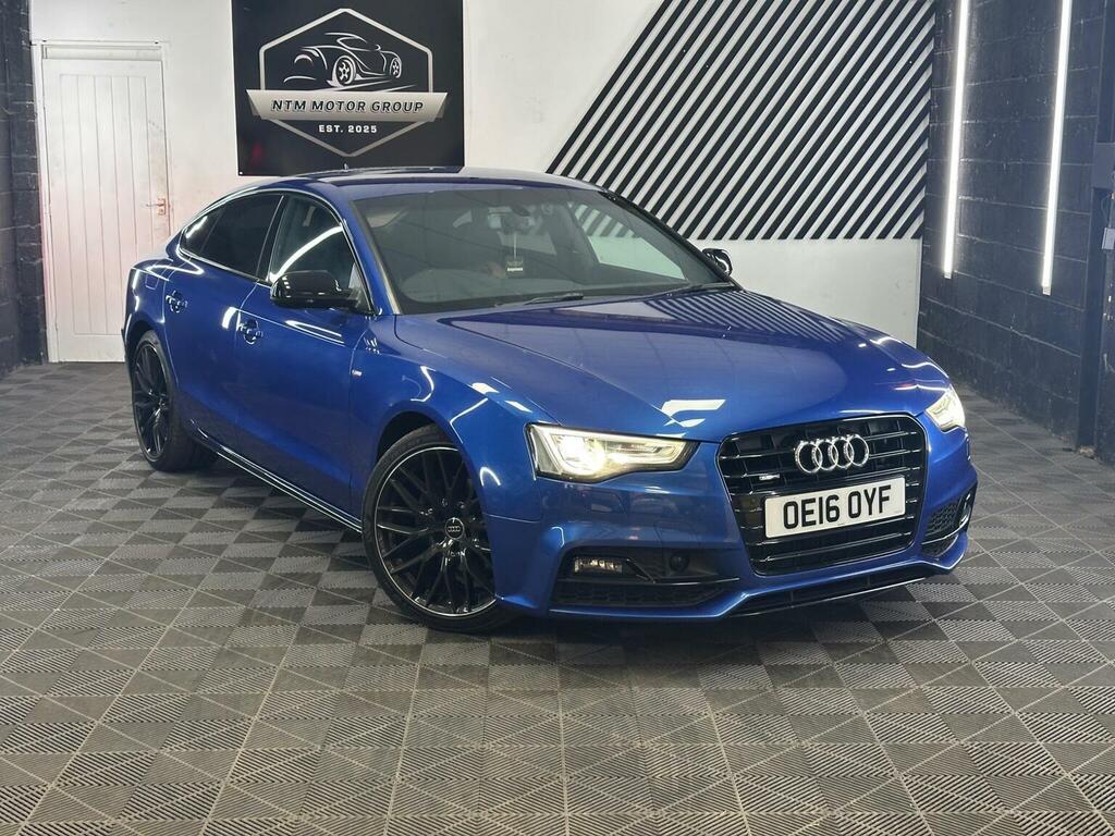 Audi A5 2.0 Tdi Black Edition Plus Sportback S Tronic Quat Blue #2
