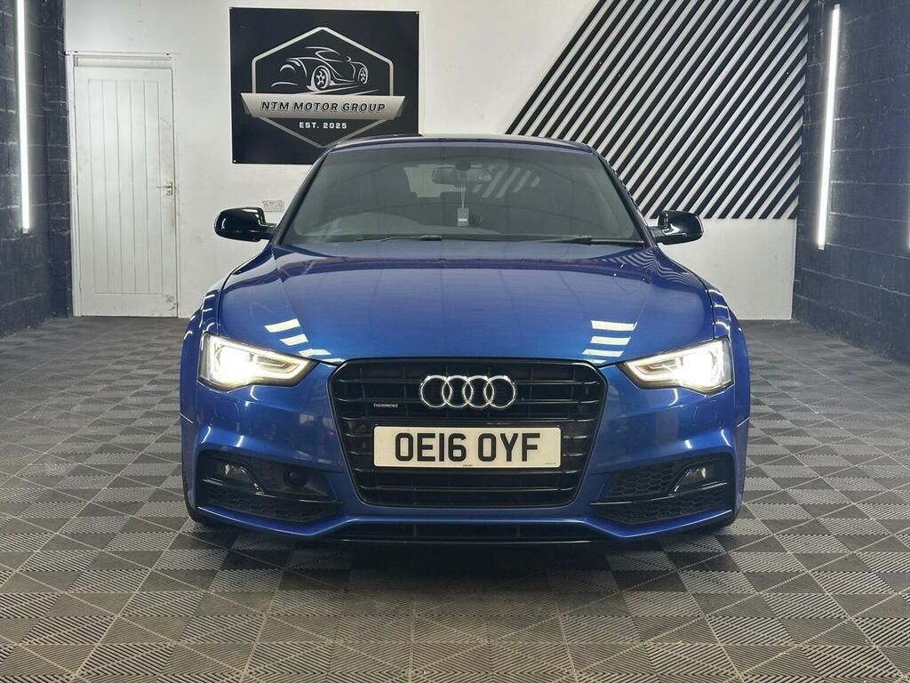 Audi A5 2.0 Tdi Black Edition Plus Sportback S Tronic Quat Blue #3