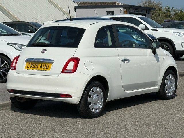 Fiat 500 Pop Hatchback White #3