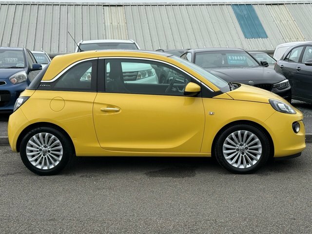 Vauxhall Adam Glam Hatchback WL65DLF Yellow #2