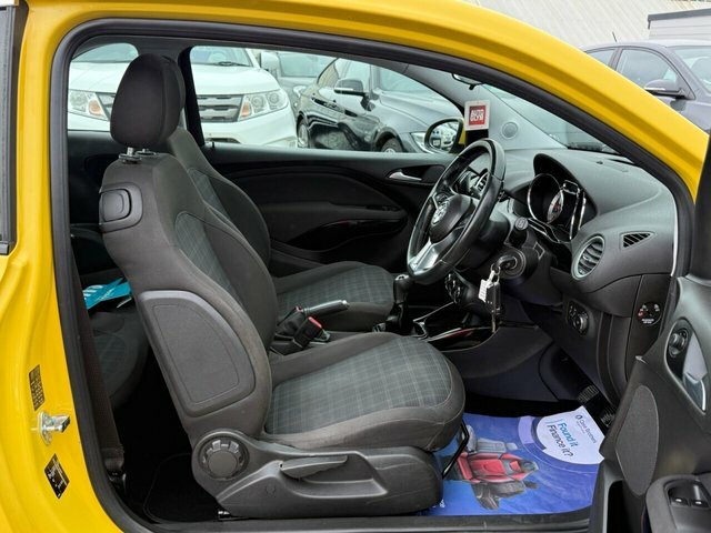 Vauxhall Adam Glam Hatchback WL65DLF Yellow #4