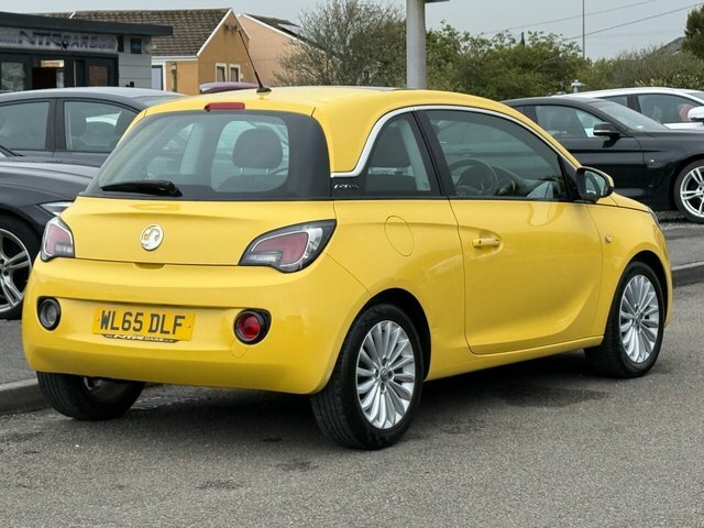 Vauxhall Adam Glam Hatchback WL65DLF Yellow #3