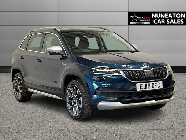 Skoda Karoq 1.5 Tsi Act Scout Suv Dsg 4Wd Euro 6 S EJ19OFC Blue