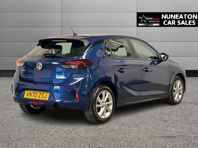 Vauxhall Corsa 1.2 Se Nav Premium Hatchback Eur VN70ZSJ Blue #3