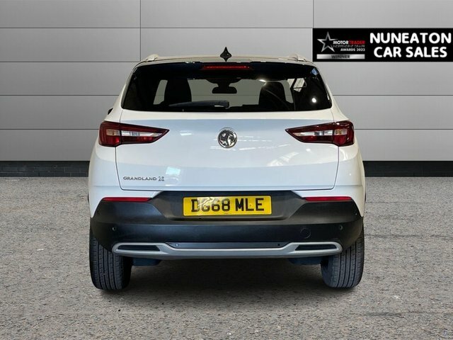 Vauxhall Grandland X 1.2 Turbo Sport Nav Suv Euro 6 DG68MLE White #4