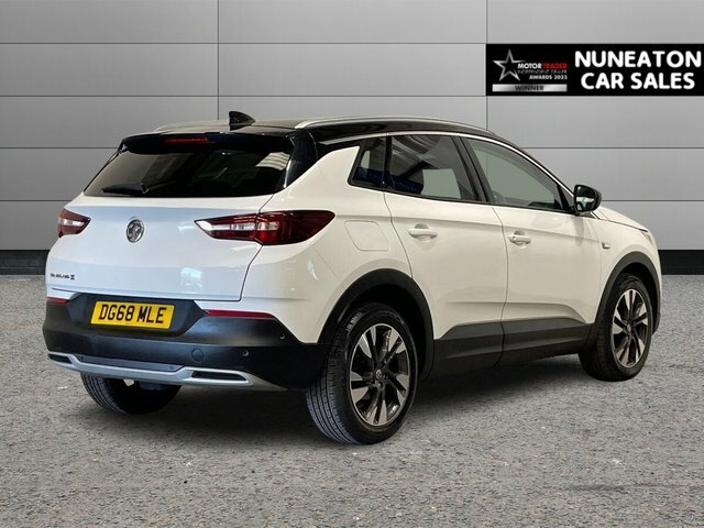 Vauxhall Grandland X 1.2 Turbo Sport Nav Suv Euro 6 DG68MLE White #3
