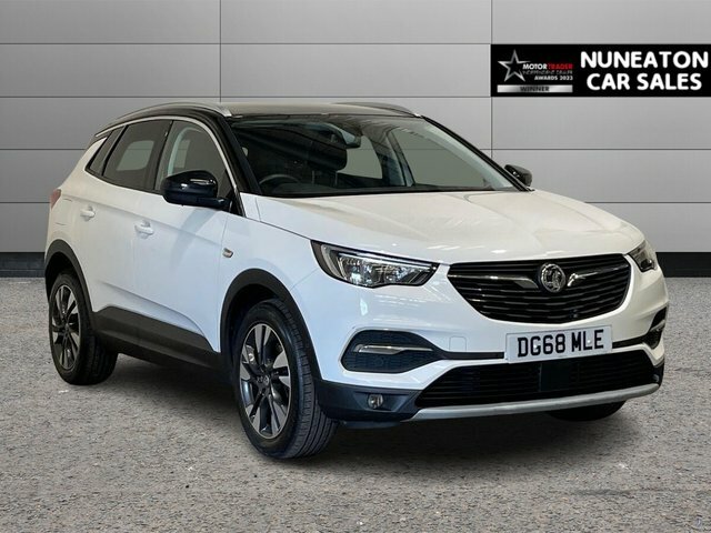 Vauxhall Grandland X 1.2 Turbo Sport Nav Suv Euro 6 DG68MLE White