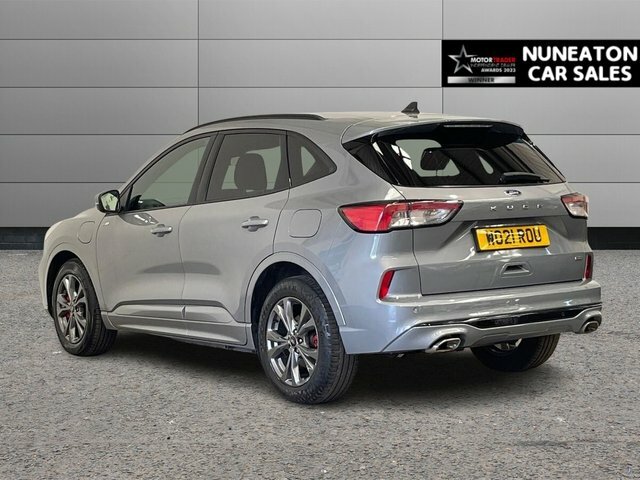 Ford Kuga 2.5 Ecoboost Duratec 14.4Kwh St-line Suv Petro WO21ROU Silver #5