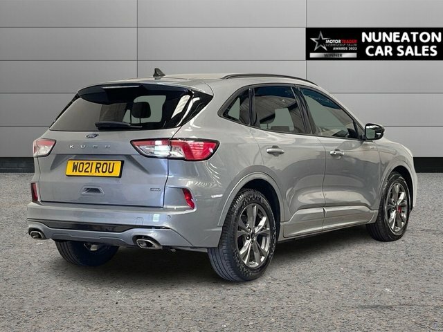 Ford Kuga 2.5 Ecoboost Duratec 14.4Kwh St-line Suv Petro WO21ROU Silver #3