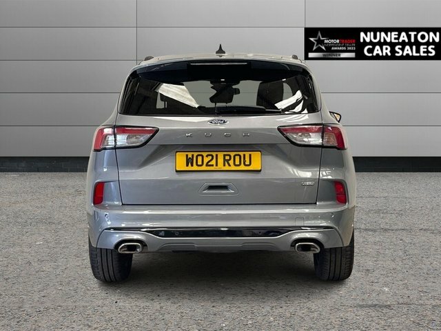 Ford Kuga 2.5 Ecoboost Duratec 14.4Kwh St-line Suv Petro WO21ROU Silver #4