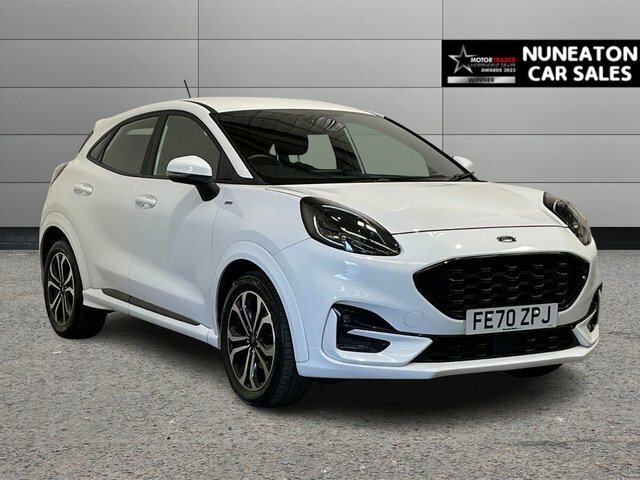 Ford Puma 1.0T Ecoboost Mhev St-line Suv E White