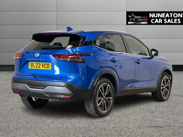 Nissan Qashqai 1.3 Dig-t Mhev Tekna Suv Hybrid Xtron E BL22VCD Blue #3