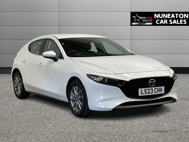 Mazda 3 2.0 E-skyactiv-g Mhev Se-l Hatchback Ma White