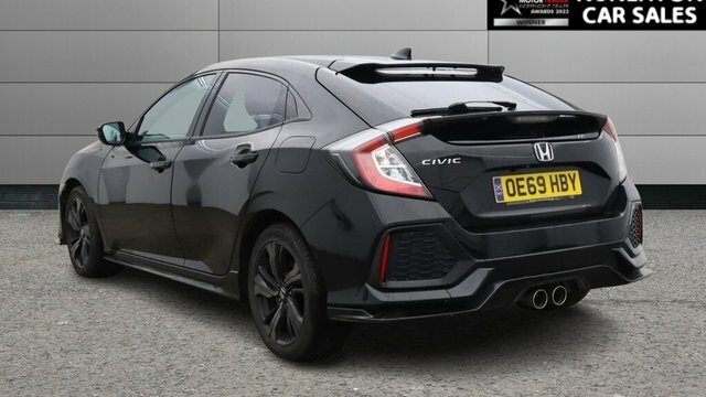 Honda Civic 1.5 Vtec Turbo Gpf Sport Hatchback Manu Black #5