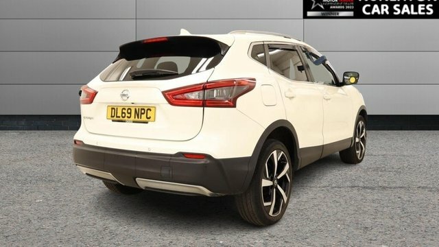 Nissan Qashqai 1.3 Dig-t Tekna Suv Dct Euro 6 S White #3
